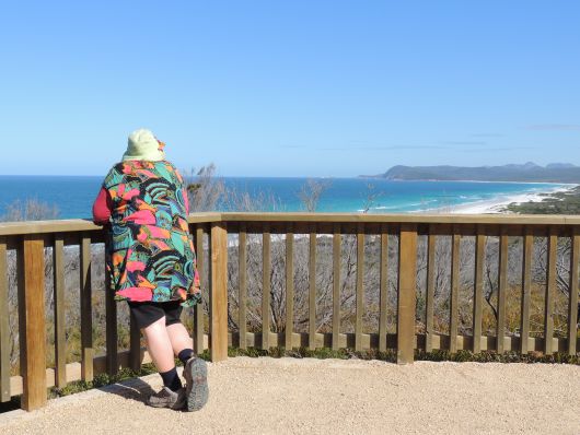 View other direction Friendly Beach